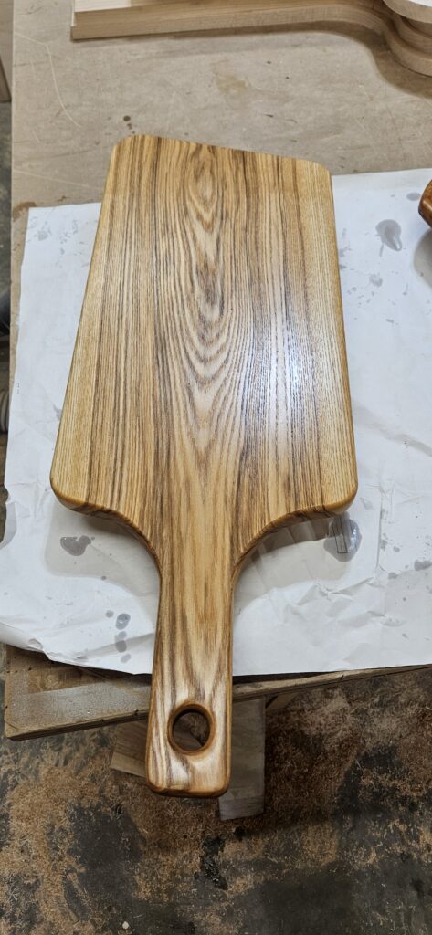 Hand-crafted cutting board